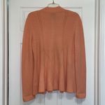 St. John Peach Zip front swing cardigan sweater Photo 6