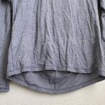 Lululemon Meant To Move Long Sleeve Sheer Luon Pebble Jacquard Ice Gray Size 6 Photo 7