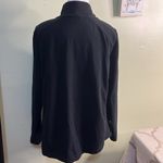 Ralph Lauren Lauren  knit zip up black jacket with pink trim Photo 11