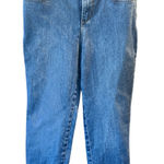 Gloria Vanderbilt  Amanda Jeans Womens 4P Petite Blue Denim High Rise Stretch Photo 0