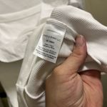 Veronica Beard  jeans small white peasant ribbed top Photo 4