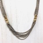 VAHAN 14K & sterling necklace, 35.9g Photo 1