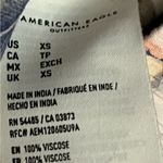 American Eagle  Outfitters Hawaiian tie front crop top Photo 5