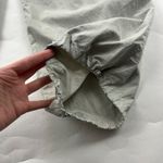 ZARA  Gray Sand Lightweight Canvas Wide Leg Cargo Pant M Photo 7