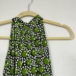 Joseph Ribkoff  Green & White Retro Print Sleeveless Blouse Womens 4 Halter Top Photo 4