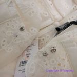 White House | Black Market NEW‎  Long-Sleeve White Eyelet Dress, S Photo 6