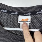 Avia   Women's T-Shirt  Fitted Style Striped Gray Knit Gym Workout  Size M Photo 7