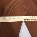 HYFVE  brown puffer sleeves sweater dress size large ladies cute modest Photo 5