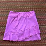 TAIL GOLF PURPLE RIBBED RUFFLE DETAIL SKORT ACTIVE TENNIS SKIRT PICKLEBALL Photo 0