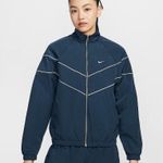 Nike Long Sleeve Stand Collar Full Zip Windbreaker Running Jacket Black Women XL Photo 11