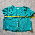 a.n.a  Top Size Large V Neck Button Front Boxy Cut Photo 5