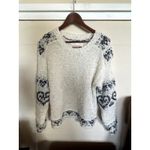 Pilcro Anthropologie  Petra Sweater Size XS FLUFFY COZY FAIR AISLE Photo 3