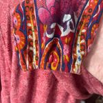 White Mark brick red boho midi dress with embroidered yoke. NWT. Size XL. Photo 8