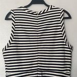 Madewell Fit & Flare Black/White Striped Dress Size XL Photo 5