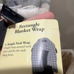 Fraas Women's Striped Fringe Scarf Shawl Gray Beige Neck Warmer Fall Photo 6