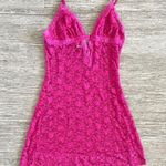Rampage  Pink Lace Slip Photo 0