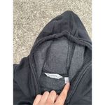 Athleta Cowl Neck Lounge Sweatshirt Dress Hooded Black XS Athleisure Stretchy Photo 3