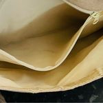 None Tan Suede Feeling Clutch Shoulder Purse Photo 7