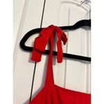 Draper James Draper‎ James RSVP Red Sleeveless Tie-Strap Midi Dress XL Womens Photo 3