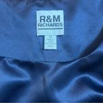 R & M Richards  2 piece Pantsuit Navy Blue Size 12 Photo 4