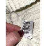 Sonoma  Vintage pullover SWEATER Cable Knit buttons Ivory Cream Size XLarge Photo 2