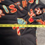 Holiday Christmas cookie gingerbread man candy cane tree festive shift dress Black Size L Photo 5