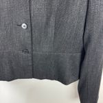Ann Taylor  Womens Wool Blazer Jacket Sz 12‎ Black Business Career Office Neutral Photo 1