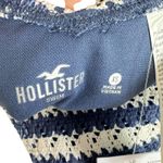 Hollister NWT Blue White Crochet Lined Cheeky Fit Bikini Bottom Women's Size XS Photo 5
