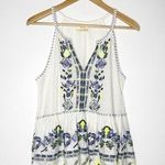 Maeve  Anthropologie Neela Babydoll Tank Top Embroidered Boho Size Small Photo 0