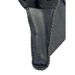 Fendi Vintage  Black Pebbled Leather Spy Bag Purse Braided Handles Handbag Photo 7