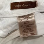 Paige  Denim Women’s Size 28 White Roxie Capri Jeans Photo 4