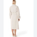 NWT $189 Forever New Shiv Belted Wrap Coat in Cream Heavyweight Tailored Size 12 Photo 3