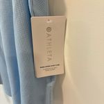 Athleta  Wind Down Sleep Cami Blue Waffle Knit Tank Top Lounge Pajamas V Neck Photo 4