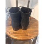 Comfortview Witchy Victorian Goth Gothic Black Leather Women's Low Heeled Ankle Boots 7 1/2 Photo 5