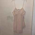 Vanity Fair Lace Trimmed Blush Slip Dress Elegant Photo 2