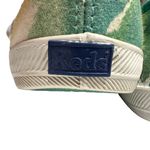 Keds Tie Dyed Blue Green Ribbon Laces Hippie Cool Sneakers Size 8.5 Photo 7