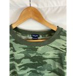 Splendid  Camo Print Pullover Sweatshirt Green Size Small Photo 1