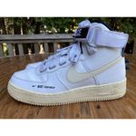 Nike Size 7.5 Air Force 1 Utility White Sneakers Shoes AJ7311-100 2018 Photo 2
