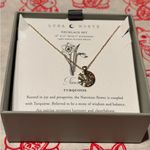 Luna Norte 14k Gold Plates Brass Turquoise Photo 1