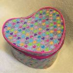 Glittery Heart Soft Sided Carry All Case Pink Photo 0