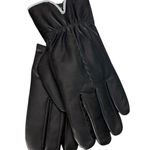 Cindy Claire Black Gloves Faux Fur Lining Lined One Size NWT Photo 4
