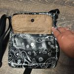 Sakroots  Artist Circle Small Messenger‎ crossbody Bag- PEACE- Black/white Photo 5