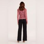 MINKPINK  Women’s Dakota Mesh‎ Ruched Floral Top Size S Photo 8