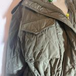 Norma Kamali  Quilted Utility Jacket in Olive Photo 1