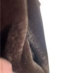 Marvin Richards VINTAGE Marvin Richard’s 80s Chocolate Brown Faux Fur Coat with Hood size Large Photo 6