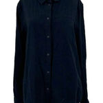 Lululemon Full Day Ahead Button Down Shirt Black / Black Size 12 Photo 0