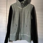 Lululemon athletica Black and White Striped Cardigan Photo 6