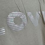 Free People  Movement Radiate Love Boho Ivory Long Sleeve Thinner Large Top Photo 2