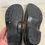 EastLand Mae 6M Brown Leather Clogs Mule Chunky Buckle Cottagecore Comfort Shoe Photo 5