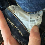 American Eagle curvy hi-rise size 8 distressed jeggings Photo 1